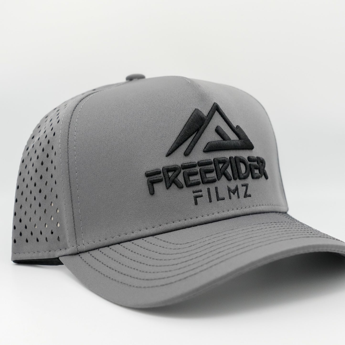 Grey Freerider Snapback - Curved