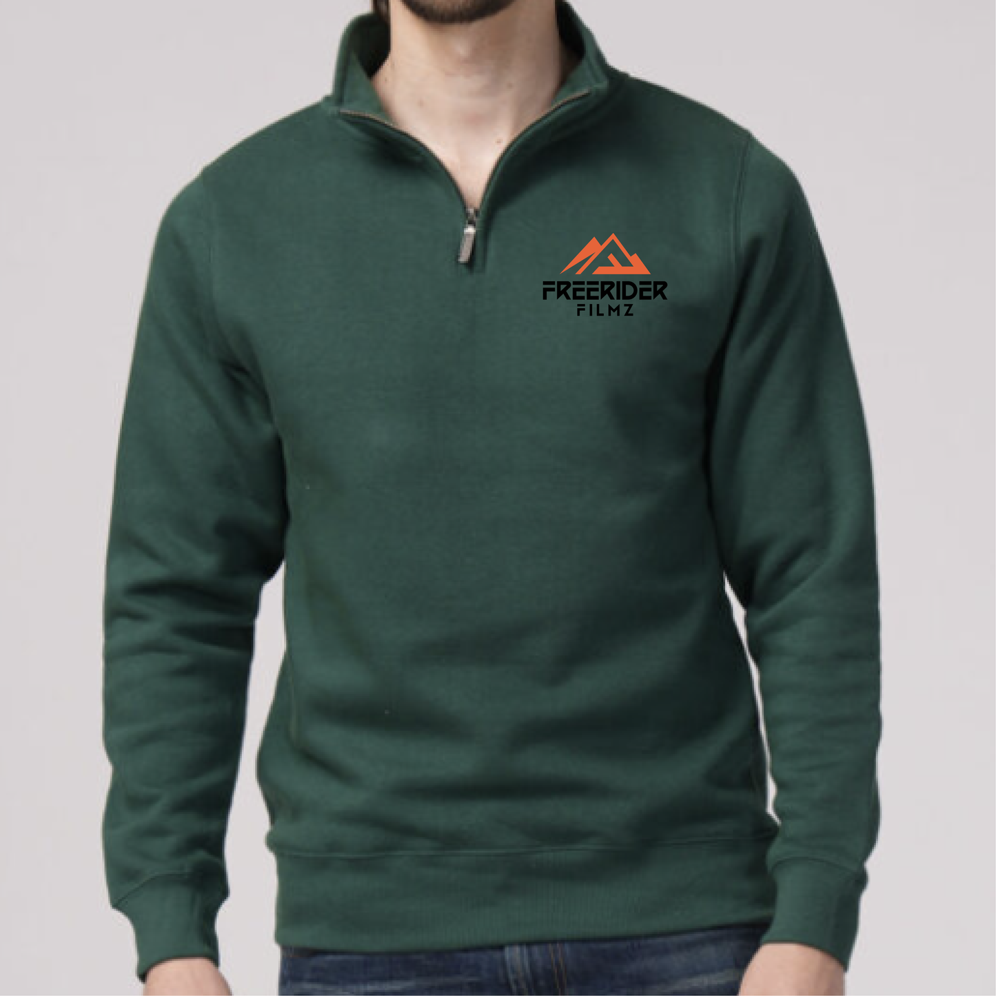 Freerider Filmz 1/4 Zip Embroider