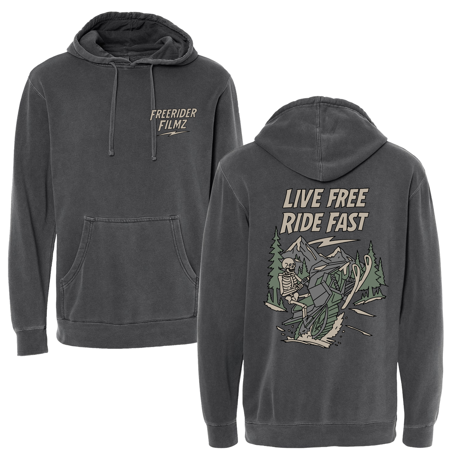 Live Free Ride Fast- Hoodie