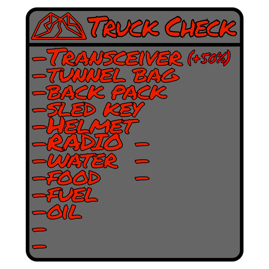 Truck Check Sticker